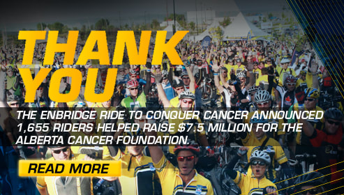 Enbridge Ride to Conquer Cancer benefiting the Alberta Cancer Foundation Sponsor